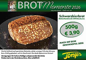 BROT Moment September 2026 - Schwarzbierbrot
