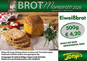 Monatsbrot im Januar 2026 - Eiweißbrot